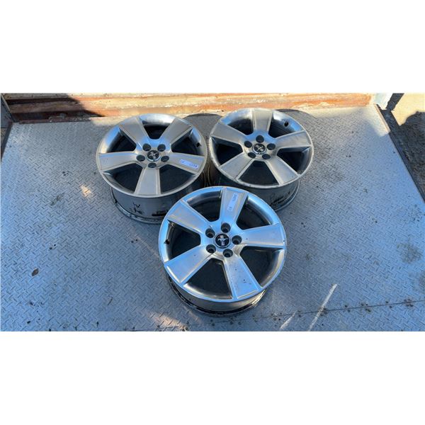 3 Alloy Mustang Rims (18x8-1/2)