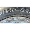 Image 3 : 4 15” 5 Bolt Steel Rims with Mixed Tires: Bridgestone 235/75R15, Bridgestone 225/75R15