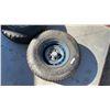 Image 5 : 2 15” 5 Bolt Steel Rims with Tires: Laredo 31x10.50R15 and Goodyear 31x10.50R15