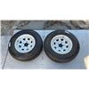 Image 1 : 2 5 Bolt Trailer Spares with Carlisle 205/75R14 Tires