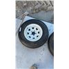 Image 2 : 2 5 Bolt Trailer Spares with Carlisle 205/75R14 Tires
