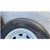 Image 3 : 2 5 Bolt Trailer Spares with Carlisle 205/75R14 Tires