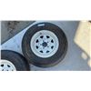 Image 6 : 2 5 Bolt Trailer Spares with Carlisle 205/75R14 Tires