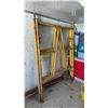 Image 1 : Heavy Duty Scaffolding: 4 Uprights 78 × 62”, 4 Cross Braces and 4 Large Casters