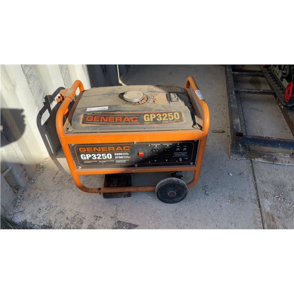 Generac GP3250 Portable Generator, 3250 Running Watts, 3750 Starting Watts