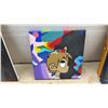 Image 9 : Framed Artwork, Scroll Saw Stag, Ice Fisherman, Canvas Prints and More, Largest 20 × 10”