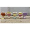 Image 3 : Vintage 1950s Mid-Century Kitsch Anthropomorphic Puppy and Chick Ceramic Egg Cups. MCM H