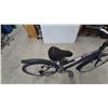 Image 5 : Arashi Horizon Cromoly Hybrid Comfort Bicycle in Purple with CCM Mega Gel Seat Cover. 25”