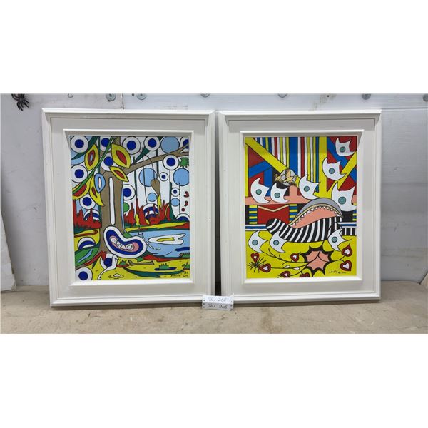Two Signed Lillian Whittaker Austin Original Oil Paintings, 27 × 23”