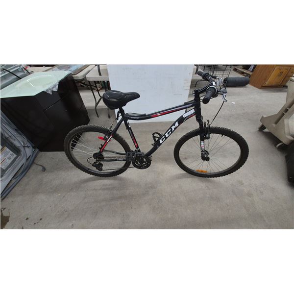 CCM Prime 21-Speed Mountain Bike with Front Suspension Fork, 26” Wheels