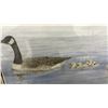 Image 6 : Framed "Family Time" Limited Edition Signed Print by Jan Bain, 2004, 30/500, with Goose Shoot Coin