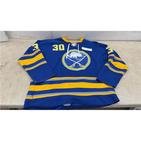 Reebok NHL Buffalo Sabres Ryan Miller #30 Home Jersey, 2007-2010, Men's Size 54