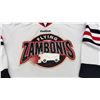 Image 3 : Reebok CCM "Flying Zambonis" Adult XXL Hockey Jersey, White with Black and Red Accents