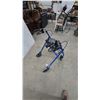 Image 4 : Drive Medical Blue Four-Wheel Rollator Walker with Padded Seat and Hand Brakes