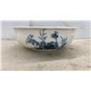 Image 3 : Blue and White Floral Transferware Bowl and Japanese Imari-Style Landscape Plate