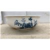 Image 4 : Blue and White Floral Transferware Bowl and Japanese Imari-Style Landscape Plate