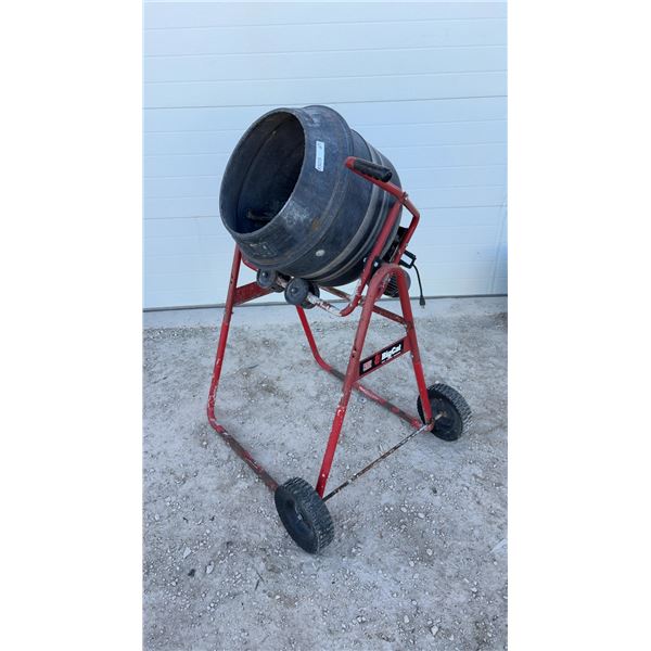 Red Lion BigCat Type D Electric Cement Mixer, 115 Volts, 6.2 Amps, 60 Hz