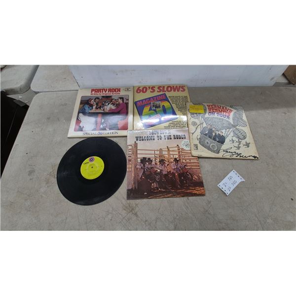 Lot of Vinyl Records: Beatles Revolver, Showdown Welcome to the Rodeo, Party Rock