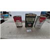Image 1 : Vintage Esso, B/A Autolene, Veedol HD+ Motor Oil Cans 1 Gallon and 2 Gallon