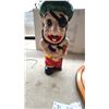 Image 2 : Ceramic Pirate Coin Bank and Wooden Intarsia Eagle Head Plaque