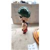 Image 3 : Ceramic Pirate Coin Bank and Wooden Intarsia Eagle Head Plaque