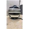 Image 2 : Kulin Full-Face Motocross Helmet, Size XL Black with White and Grey Graphics, DOT