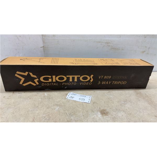 New Giottos VT 809 3-Way Tripod for Digital, Photo, Video