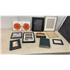 Image 1 : Assorted Picture Frames, Photo Albums, Floral Canvas Prints, Largest 15 × 12”