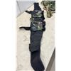 Image 2 : Tactical Vest Lot: Black Vest, Woodland Camouflage Leg Rig, CADPAT Digital Camouflage Vest