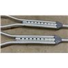 Image 2 : Aluminum Crutches, Fits Patient Height 5'2” to 5'10”