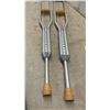 Image 3 : Aluminum Crutches, Fits Patient Height 5'2” to 5'10”