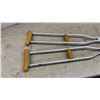 Image 4 : Aluminum Crutches, Fits Patient Height 5'2” to 5'10”