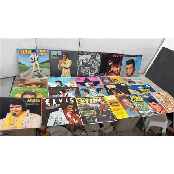 20+ Elvis Presley Vinyl Record Albums, Separate Ways, Loving You