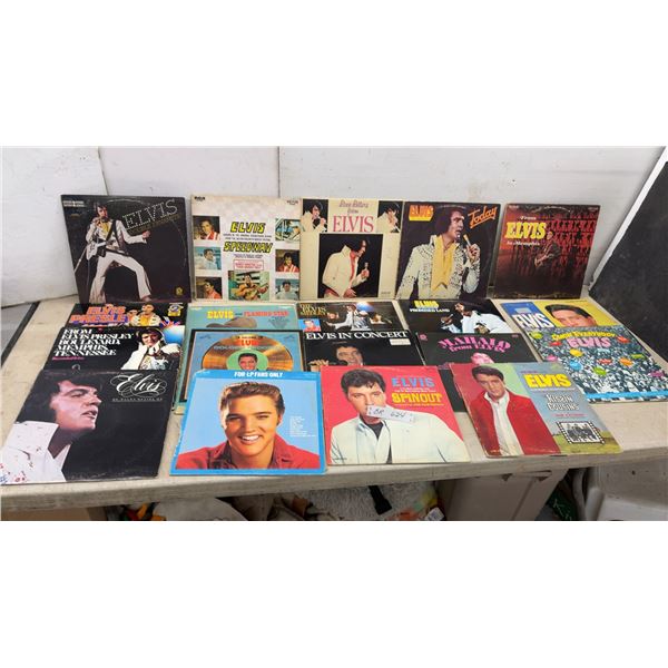 Elvis Presley Vinyl Record Collection: Speedway, Today, From Memphis, G.I. Blues