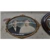Image 10 : 2 Antique Oval-Framed Black and White Group Portrait Photographs of Eight Men, Early 20th Century