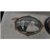 Image 8 : 2 Antique Oval-Framed Black and White Group Portrait Photographs of Eight Men, Early 20th Century