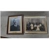 Image 1 : Two Framed Black and White Photographs, Captain Arthur Scott Portrait and Family Group, 16”×20”