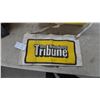 Image 2 : Winnipeg Tribune Yellow Plastic Newspaper Delivery Tubes and Canvas Carrier Bag, Vintage