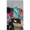 Image 4 : Assortment of Children's and Doll Clothing Including Jackets, Dresses, Pants