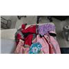 Image 6 : Assortment of Children's and Doll Clothing Including Jackets, Dresses, Pants