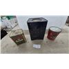 Image 1 : Vintage Nabob Pure Indian and Ceylon Tea Tin, Blue Canister, Burns Shamrock Pure Lard Pail