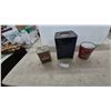 Image 2 : Vintage Nabob Pure Indian and Ceylon Tea Tin, Blue Canister, Burns Shamrock Pure Lard Pail