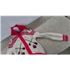Image 6 : Vintage Hadashville Curling Club Knit Cardigan with Crossed Brooms and Stones, Red/Cream/Black