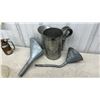 Image 4 : 2 Justrite Safety Cans, 4 Oil Cans, 6 Funnels and Metal Pitcher