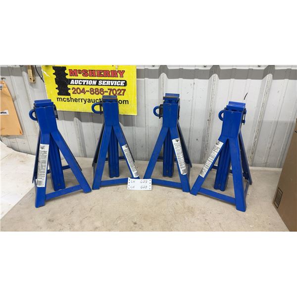 Four 3-Ton Jack Stands