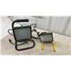 Image 4 : Assorted Work Lights: 2 Halogen Work Lights, Fluorescent Work Light, Incandescent Work Light