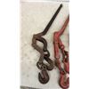 Image 5 : Four 3/8-5/16 Chain Binders: 2 Red, 1 Orange, 1 Black