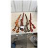 Image 1 : Four Chain Binders: Two Red, One Orange, One Brown