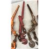 Image 4 : Four Chain Binders: Two Red, One Orange, One Brown