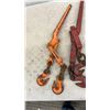Image 5 : Four Chain Binders: Two Red, One Orange, One Brown